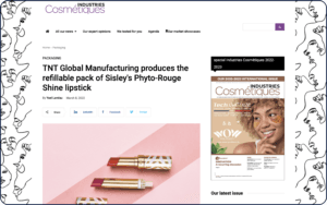 TNT Global Manufacturing produces the refillable pack of Sisley’s Phyto-Rouge Shine lipstickNews