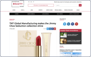 TNT Global Manufacturing makes the Jimmy Choo Seduction collection shineNews