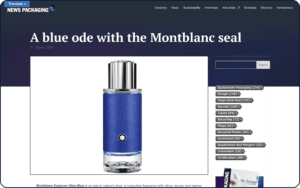 A blue ode with the Montblanc sealNews
