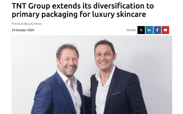 TNT Group extends its diversification to primary packaging for luxury skincareNews